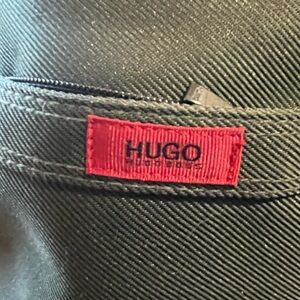 Hugo Boss Green Duffel Bag Used Travel, Gym bag 26x16